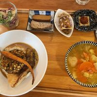 Cooked set for dinner by Chef Tina Barrat   at Yu Dei 余地 in Kowloon