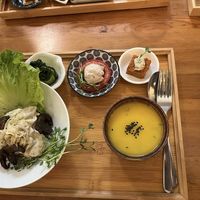Raw set for dinner by Chef Tina Barrat  at Yu Dei 余地 in Kowloon