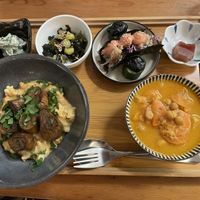 Vegan set by Chef Tina Barrat. 👌   at Yu Dei 余地 in Kowloon