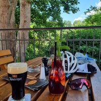 Beer und fruit tea at Tommy's in Kassel