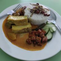 Nasi lemak at VG Lemongrass Vegetarian House in Kuala Lumpur