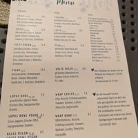 Food options at Café Harold in Schopfheim