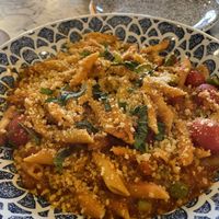 Chickpea penne  at The Train Shed in St Louis