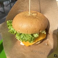 Cheese burger  at Plant Bun in Turin