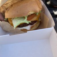 Cheese burger   at Plant Bun in Turin