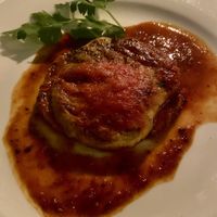 Eggplant in tomato sauce   at La Fattoria in Moerfelden-walldorf