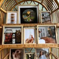 Cute display of her passion  at ReversaRose Organic Skincare in Shepherdstown