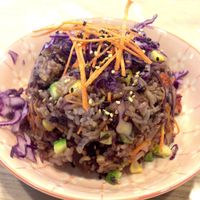 fried rice with baobab fruit at Veggie Mama in Kowloon