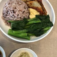 Chinese style roasted pork and chicken (vegan) at Veggie Mama in Kowloon