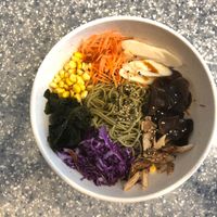 Korean Style Noodles with veggie at Veggie Mama in Kowloon