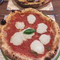 Vegan mozarella pizza at Pizzium - Via Arco in Milan