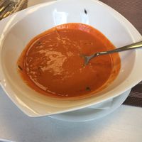 Italian tomato soup at Vegan Rawhouse in Vilnius