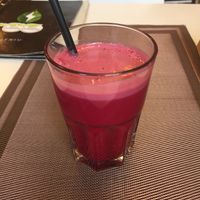 Detox juice at Vegan Rawhouse in Vilnius