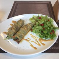 Thai rolls at Vegan Rawhouse in Vilnius