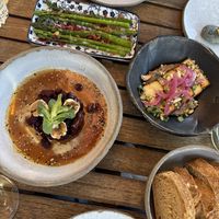 Spargel, geräucherte Tofu und rote Bete  at uuuhmami in Heidelberg