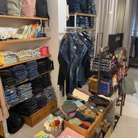Jeans, beanies and socks  at DearGoods in Berlin