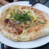 Garlic bread (vegan) at Stag Inn in Dolgellau