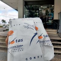 Comes nicely wrapped up like this 🙂 at Las Gaviotas Confiteria in Montevideo