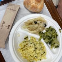 Rice salad, broccoli and cooked fennel  at I Buoni Sapori in Viterbo