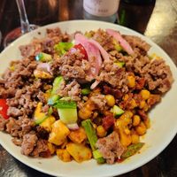 Vegan Skillet - with daily veggies (change daily) at GROW Café + Bistro in Saugatuck