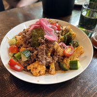 Vegan skillet   at GROW Café + Bistro in Saugatuck