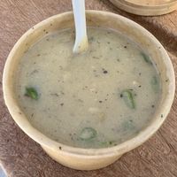 Potato and leek soup   at Buds in Salt Lake City