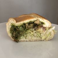 Pesto- V Chicken and one of the top sellers  at Buds in Salt Lake City