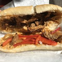 Cheese steak at Buds in Salt Lake City