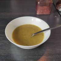 Lentil soup at Fröjas Sal in Uppsala