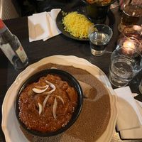 Etiopisk tibsi  at Fröjas Sal in Uppsala