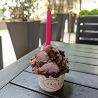 Vegan dark chocolate gelato (single scoop) at Voga Italian Gelato in Atlanta