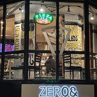 Vegan pizza option  at Dirty Water Dough Company in Boston