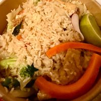 Vegan Thai Fried Rice at Bangkok Station in Atlanta
