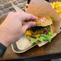 Burghain Burger Menu   at VEG'D - Vegan Burgers - NK in Berlin