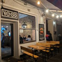 Outside of VEG'D at VEG'D - Vegan Burgers - NK in Berlin