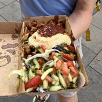 Vegan box with couscous  at Alis SUPERFOOD in Munich