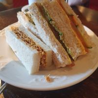 Sandwiches at Last Drop Village Hotel & Spa in Bolton