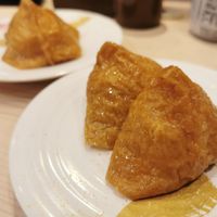 Tofu with rice at Kaiten Sushi Misaki in Tokyo