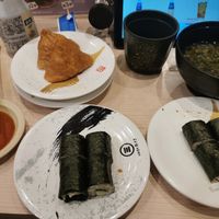 Vegan options at Kaiten Sushi Misaki in Tokyo