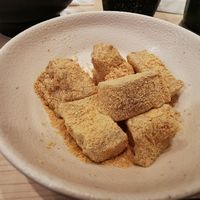 Warabimochi at Kaiten Sushi Misaki in Tokyo