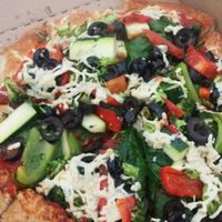 5 veggies pizza VEGGIES OF MY CHOICE at Plant Based Pizza in San Jose