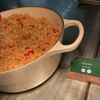 Vegan vegetable fried rice at Blique by Nobis in Stockholm