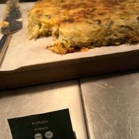 Vegan potato frittata with seaweed from buffet breakfast at Blique by Nobis in Stockholm