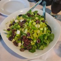 Lettuce salad at Grill Kostas in Diakopto