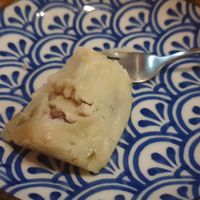 Vegan coconut dessert at Rice Scoop in Sunbury