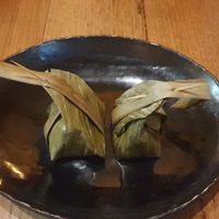 Vegan coconut dessert at Rice Scoop in Sunbury