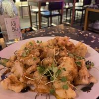 Vegan cauliflower chicken  at Tae Tae Tae (태태태) in Busan