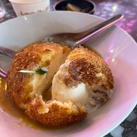 Deep fried (dairy) ice cream at Tae Tae Tae (태태태) in Busan