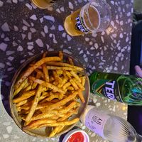 Fries with truffle oil at Tae Tae Tae (태태태) in Busan