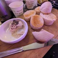 Vegan bread with cashew and coconut cream at Tae Tae Tae (태태태) in Busan